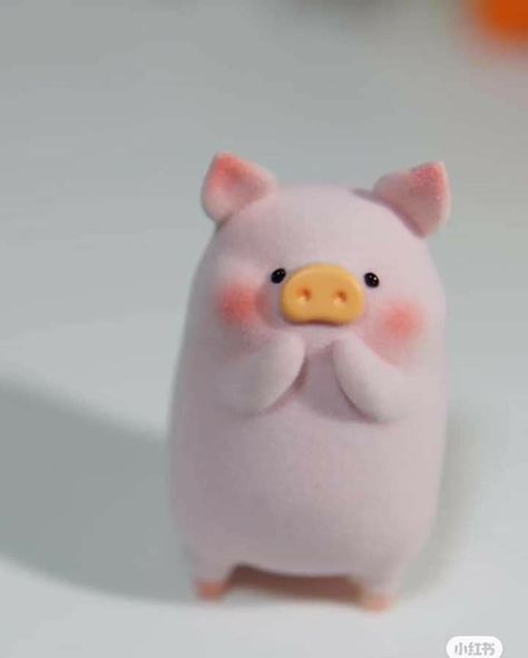 Pig Polymer Clay, Lulu Pig, Pig Plushie, Pig Figurines, Clay Diy Projects, Cute Piggies, Clay Baby, Baby Pigs