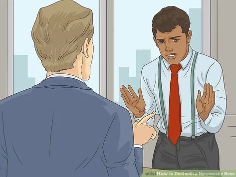 11 Simple Ways to Deal with a Narcissistic Boss - wikiHow Narcissistic Boss, Narcissistic Tendencies, Work Environment, Simple Way, Boundaries, To Work, Make Your