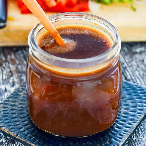 Easy Teriyaki Sauce, Jus Recipe, Vegan Sauce Recipes, Stir Fry Sauce Recipe, Vegan Stir Fry, Teriyaki Sauce Recipe, Quick Easy Vegan, Sauce For Rice, Tofu Stir Fry