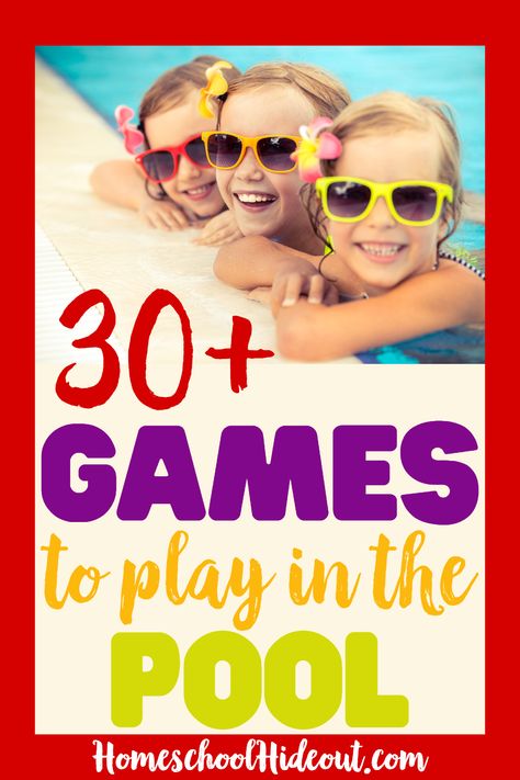 Pool Games To Play, Pool Games For Kids, Swimming Lesson Plans, Fun Pool Games, Lake Games, Swimming Games, Swimming Pool Games, Competitions For Kids, Quiet Games