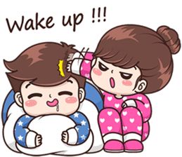 Wake Up Cartoon, Up Cartoon, Cute Chibi Couple, Image Couple, Love Cartoon Couple, Little Buddha, Cartoon Couple, Cute Cartoon Images, Japon Illustration