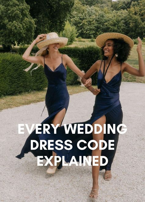 Cocktail Casual Outfits For Women, Casual Cocktail Wedding Attire, Dressy Casual Wedding Attire Women, Wedding Party Outfits Women, Wedding Black Dress Guest, Black Dress Summer Wedding, How To Dress For Wedding Guest Style, Beachy Cocktail Attire, What Is Black Tie Attire