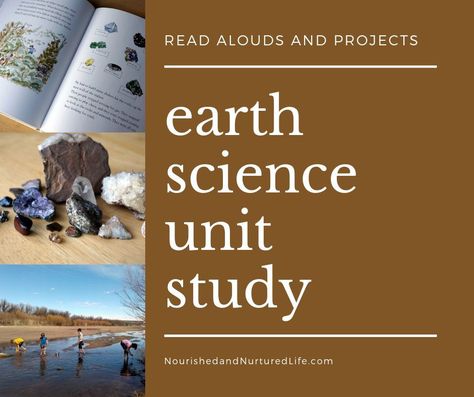 Earth Science Unit Study Earth Science Unit Study, Homeschool Earth Science, Science Unit Studies, About Earth, Simple Projects, State Testing, Secondary Ela, High School Ela, Home Schooling