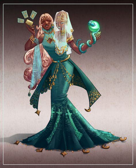 Fortune Teller Character Art, Fortune Teller Dnd Character, Fortune Teller Fashion, Fortune Teller Concept Art, Dnd Fortune Teller, Psychic Character Design, Fortune Teller Character Design, Fantasy Fortune Teller, Fortune Teller Drawing