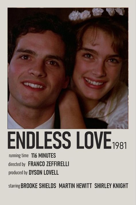 Endless Love Movie Poster, Endless Love Poster, Endless Love Movie 1981, Make Me Believe Movie, Want To Feel Loved, Endless Love Movie, Endless Love 1981, Teen Romance Movies, Netflix Humor