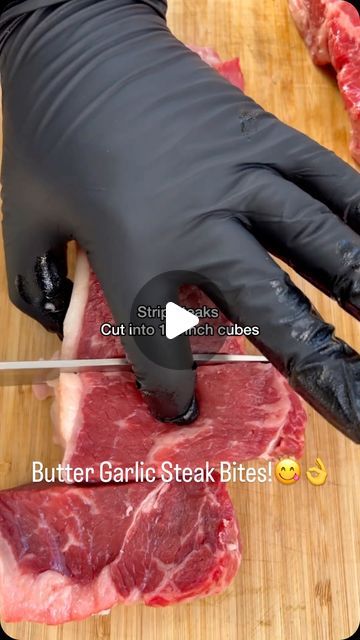 Butter Garlic Steak Bites, Steak Bits, Steak On Stove, Garlic Steak Bites, Sizzle Steak Recipes, How To Make Steak, Steak Dinner Recipes, Recipes Steak, Steak Bites Recipe