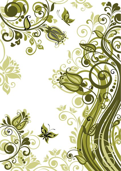 Green Plant Floral 2 vector Floral Vector Background, 2000s Wallpaper, Girly Graphics, Y2k Background, Jelly Wallpaper, Floral Vector, Floral Banners, Computer Wallpaper Desktop Wallpapers, Paint Brush Art