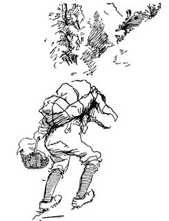 Hiker with Backpack Hiker Drawing, Backpack Sketch, Backpack Drawing, Left Hand, A Man, Sketch, Clip Art, Humanoid Sketch, Backpacks