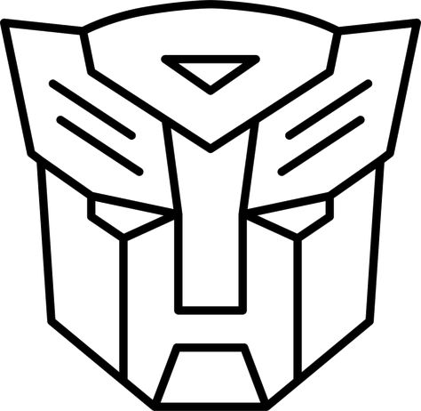 Autobots Logo, Autobot Symbol, Transformers Drawing, Transformer Birthday, Hair Clipart, Transformers Bumblebee, Transformers Optimus, Drawing Clipart, Font Inspiration