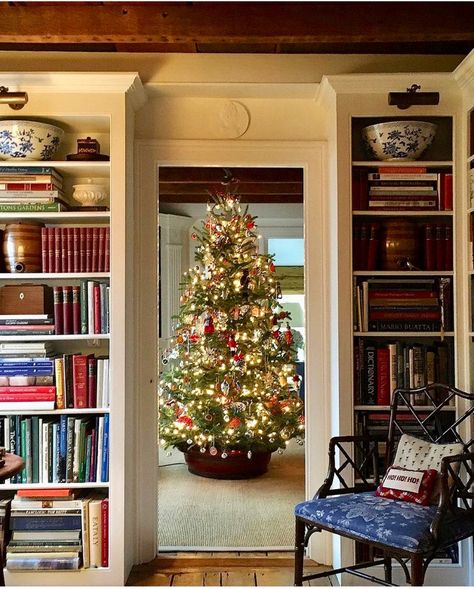 Nola House, River Road, Christmas Feeling, Dining Areas, Reading Room, Christmas House, Home Library, Dream Rooms, Holiday Lights