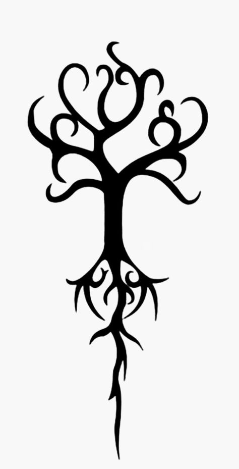 Druid Symbols And Meanings, Fae Symbols, Druidic Tattoo, Norse Pagan Art, Wicca Tattoo, Druid Symbols, Yggdrasil Tattoo, Leather Templates, Symbol For Family Tattoo