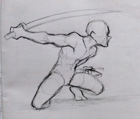 Anime Character Poses Reference, Arm At Side Reference, Fun Action Poses, Action Poses With Swords Reference, Forshorting Drawing, Metal Arm Concept Art, Action Art Poses, Gardening Pose Reference Drawing, Perching Pose Reference