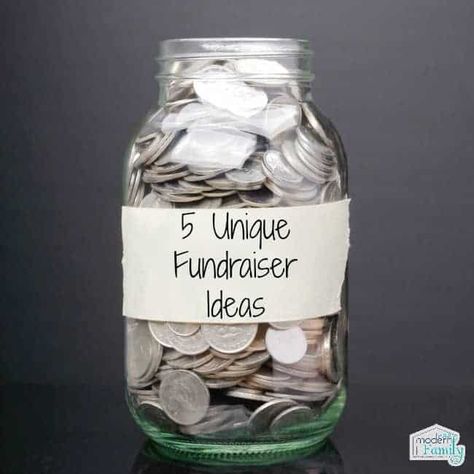 5 unique fundraiser ideas! Donation Jars Ideas Fundraising, Fall Fundraising Ideas, Unique Fundraiser Ideas, Fundraising Ideas For Kids, Group Fundraising Ideas, Pto Fundraisers, Band Booster, Fundraiser Food, School Donations