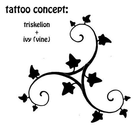 Second tattoo idea: Triskelion for its meaning, Celtic origins, and use on the Sicilian flag. Ivy for my Celtic tree astrological symbol. This (or some variation of it) is definitely going to be a thing, I just need to decide when to get it and where to put it. Celtic Ivy Tattoo, Ivy Tree Tattoo, Triskelion Tattoo Design, Lb Tattoo, Asatru Tattoo, Dainty Tats, Sicilian Flag, Triskelion Tattoo, Tattoo Dreamcatcher