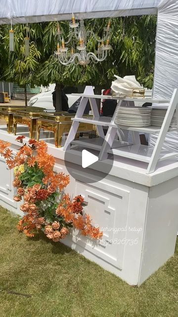 Catering Rentals in Ghana on Instagram: "Weekends are for setups😍 Complete catering rentals and set by us.  #cateringsetup #ghanacaterer" Catering Set Up Ideas Display, Wedding Catering Buffet, Jay Birthday, Catering Food Displays, Weddings Idea, Catering Buffet, Catering Display, Catering Supplies, Catering Food