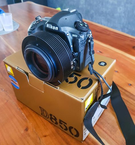 New: Nikon D850 cooled camera for astrophotography | Nikon Rumors Nikon D850, Photography Cheat Sheets, Old Cameras, Camera Hacks, Telescopes, Cheat Sheets, Camera Photo, Astronomy, Photo Booth