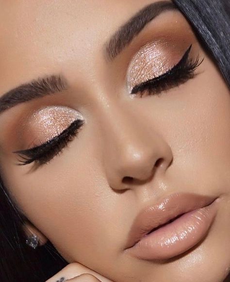 Diamond Makeup, Makeup Names, Pageant Makeup, Wedding Makeup Ideas, Wedding Hairstyles And Makeup, Wedding Eye Makeup, Pencil Brush, Shimmery Eyeshadow, Prom Makeup Looks