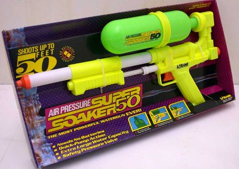 Super Soaker 50 Kids Christmas List, Super Soaker, 90s Memories, 90s Toys, 90s Childhood, 90s Nostalgia, Childhood Toys, 90s Kids, Heart For Kids