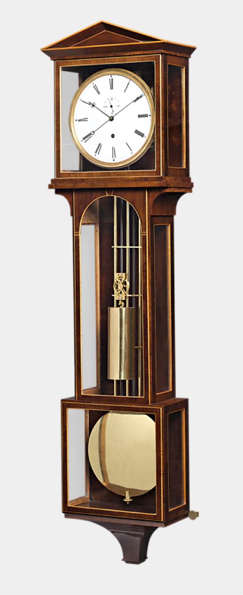 Gift Ideas for men!  This Vienna regulator clock is known as a Laterndluhr, or Lantern clock. This elegant timepiece was crafted during the first era of Vienna regulator making. With its mahogany case and overall brilliant craftsmanship, this clock is truly exceptional. The Vienna regulators are still considered among the finest clocks ever produced ~ M.S. Rau Antiques Antique Clocks Vintage, Antique Clocks For Sale, Papaw Gifts, Regulator Clock, Vintage Clocks, Antique Clocks, Antique Wall Clock, Tick Tock, Design History