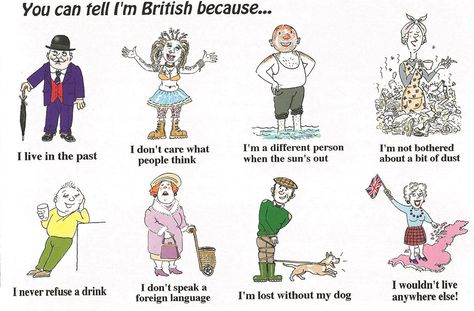 You can tell I'm British because... British Stereotypes, English Humor, Typical British, English Jokes, Etiquette And Manners, British Humor, Best Of British, World Days, English Fun