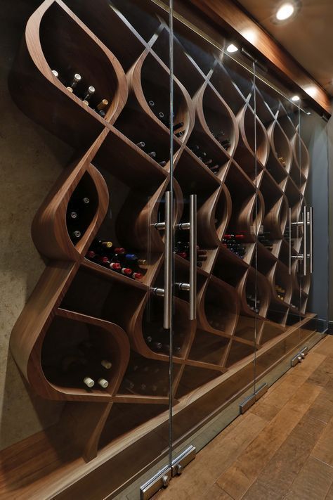 Wall Concept, Custom Wine Rack, Wine Closet, Home Wine Cellars, Custom Wine Cellars, Wine Cellar Design, Cellar Design, Wine Coolers, Wood Wine Racks