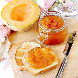 Cantaloupe Jelly - This easy to make jelly recipe allows you to enjoy the flavor of ripe summer cantaloupe all year long. Cantaloupe Jelly, Cantaloupe Jam Recipes, Cantaloupe Recipes, Banana Jam, Jelly Recipe, Jam And Jelly, Jelly Recipes, Strawberry Banana, Jams & Jellies