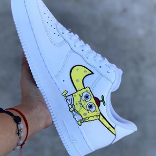 Nike Shoes Photo, Custom Shoes Diy, Nike Shoes Air Force, Painted Sneakers, White Nike Shoes, Jordan Shoes Girls, Custom Nike Shoes, Air Force 1 Custom, Personalized Shoes