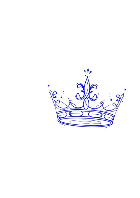 3 Point Crown Tattoo, Simple Crown Tattoos For Women, Queen Crown Tattoo Stencil, Queen Crown Drawing, Coronas Tattoo, Tiara Drawing, Simple Crown Tattoo, Queen Crown Tattoo, Small Crown Tattoo