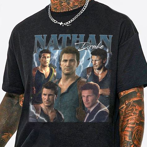 Uncharted Series, Nathan Drake, Baltimore Md, Uncharted, 90s Vintage, Baltimore, Vintage Tshirts, Drake, Things To Buy