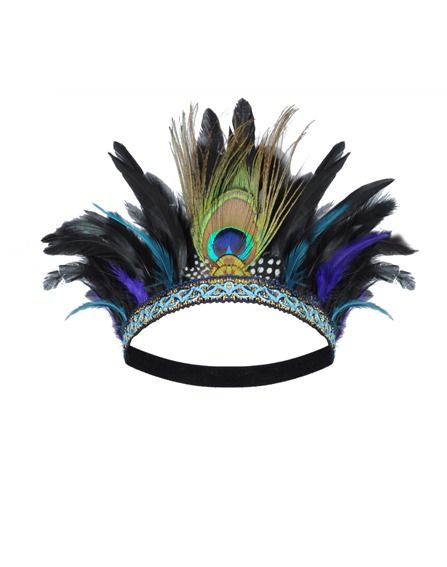 Elmstone Handmade Peacock Feather Crown £30 Peacock Crown, Carnival Headdress, Peacock Costume, Feather Crown, Feather Headpiece, Mardi Gras Costumes, Feather Headdress, Theme Dress, Carnival Costumes