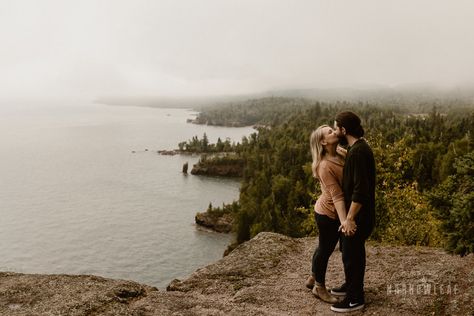 Minnesota Hiking, Tettegouche State Park, Waterfall Engagement, Two Harbors, Harbor Town, Rocky Beach, Grand Marais, Northern Minnesota, Waterfall Adventure