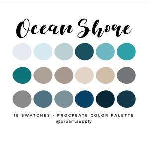 Blue Swatches Colour Palettes, Colour Palette Ocean, Ocean Color Scheme, Blue And Tan Color Palette, Blue Palette Colour Schemes, Blue Gray Color Palette, Ocean Colour Palette, Beach Colour Palette, Colour Palette Blue