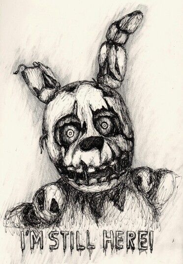 Childhood Drawing, Scary Drawings, Free Rein, Creepy Drawings, I'm Still Here, My Imagination, Scary Art, Fnaf Drawings, Fnaf Art