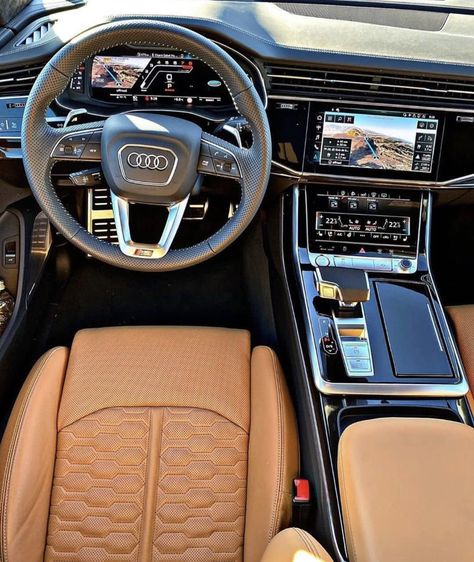 Audi Rsq8 Interior, Audi Truck, Car Manifestation, Suv Interior, Audi Rsq8, Kabuto Yakushi, Audi Sq7, Audi Interior, Luxury Cars Range Rover