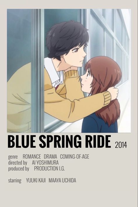 Romantic Kdramas To Watch, Futaba Y Kou, Blue Spring Ride, Aomine Kuroko, Minimalist Anime, Romance Anime, Best Romance Anime, Japanese Animated Movies, Anime Suggestions