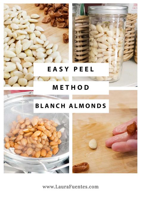 How To Blanch Almonds, Grain Free Desserts, Creamy Tomato Soup, Blanched Almonds, Raw Almonds, Gluten Free Snacks, Low Fat Recipes, Clean Ingredients, Cooking With Kids