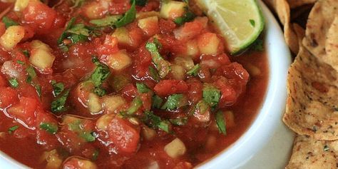 Dill Pickle Salsa Recipe | Allrecipes Pickle Salsa, Pickle Juice Recipe, Bariatric Meals, Cranberry Salsa, Lime Pickles, Cucumber Salsa, Pulled Pork Sandwich, Pickle Juice, Homemade Salsa