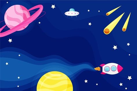 Cartoon galaxy background | Free Vector #Freepik #freevector #background #cartoon #wallpaper #space Cartoon Galaxy, Space Png, Background Cartoon, Space Birthday Party, Background Powerpoint, Galaxy Background, Aesthetic Space, Cosmic Art, Space Backgrounds