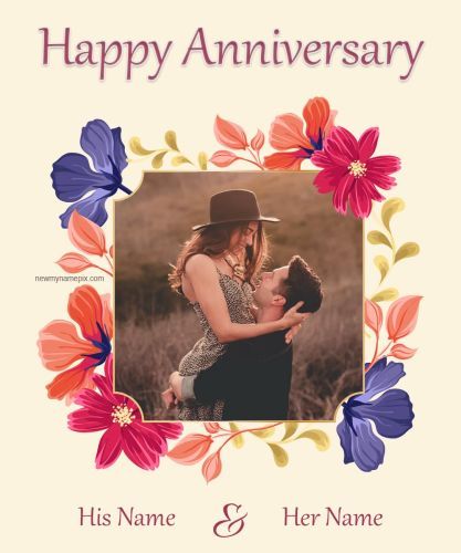 Anniversary Wishes Frame, Photo Card Anniversary, Free Edit Template Anniversary, Best Wishes Anniversary, Latest Pictures Create Customized, Today Anniversary Images, Anniversary Card With Photo, Anniversary Wishes With Photo, Anniversary Cake With Photo, Happy Wedding Anniversary Cards, Happy Anniversary Photos, Flowers Anniversary, Wedding Anniversary Greetings, Wedding Anniversary Greeting Cards, Happy Wedding Anniversary Wishes