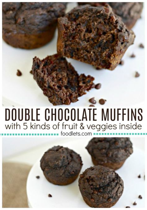 Vegetable Muffins, Toddler Muffins, Veggie Muffins, Fruit Muffins, Hidden Vegetables, Double Chocolate Muffins, Healthy Breakfast Muffins, Kinds Of Vegetables, Hidden Veggies