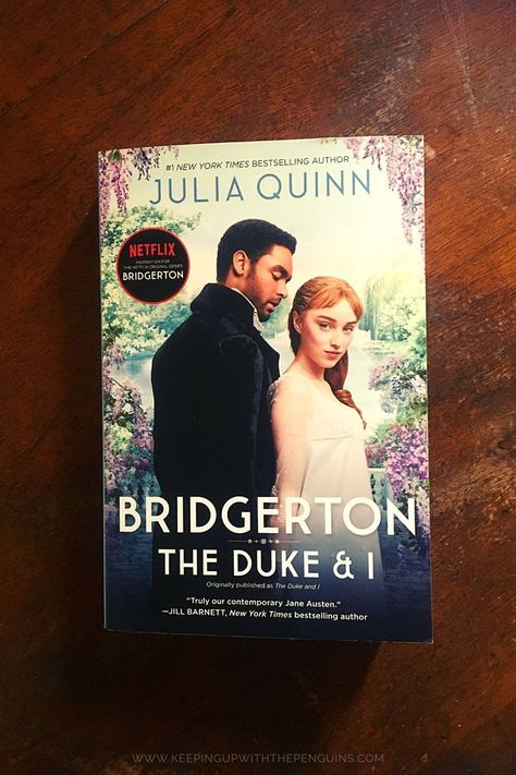 The Duke And I Book, Bridgerton The Duke And I, The Duke And I, Regency London, Historical Romance Books, Regency Romance, Julia Quinn, Romance Series, Fade To Black