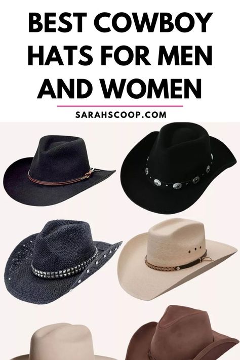 Best Cowboy Hats, Cowboy Hat Styles, Cowboy Hat Bands, Here's The Scoop, Hat Styles, Cowboy Outfits, Hat Band, Cowboy Hat, Western Wear