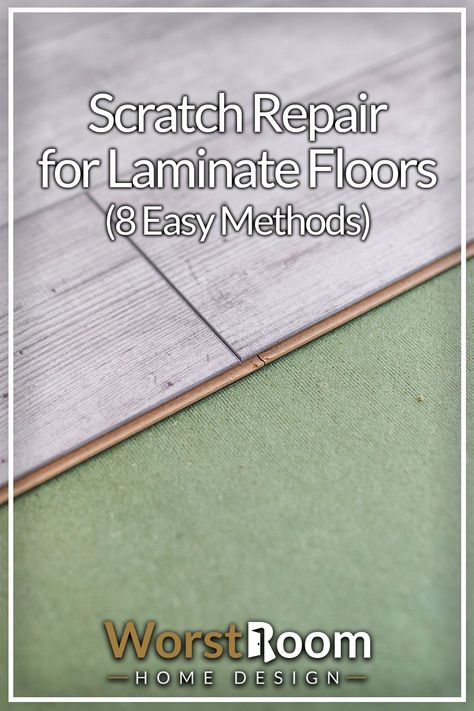 Scratch Repair for Laminate Floors (8 Easy Methods) Fixing Laminate Flooring, How To Fix Scratches On Laminate Floors, Laminate Floor Repair, Fake Wood Flooring, Grey Flooring Living Room, Designing Tips, Composite Flooring, Above Sink, Fake Wood