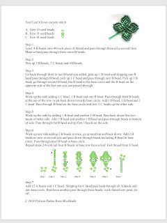 Drawing with Beads: Four Leaf Clover Clover Seed, Shamrock Earrings, Holiday Beading, Seed Bead Pattern, Brick Stitch Pattern, Beading Techniques, Clover Earrings, Earring Tutorial, Beaded Jewelry Patterns