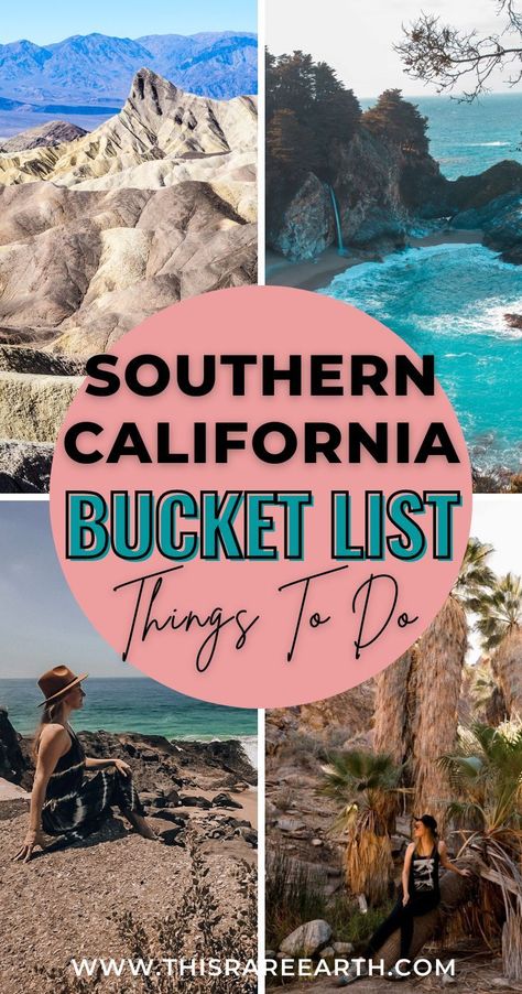 Southern California bucket list spots - the desert, the beach, and the mountains. South California Things To Do, Southern California Day Trips, Fun Things To Do In California, California Things To Do, Things To Do In Southern California, Southern California Road Trip, California Activities, Central Valley California, Southern California Hikes