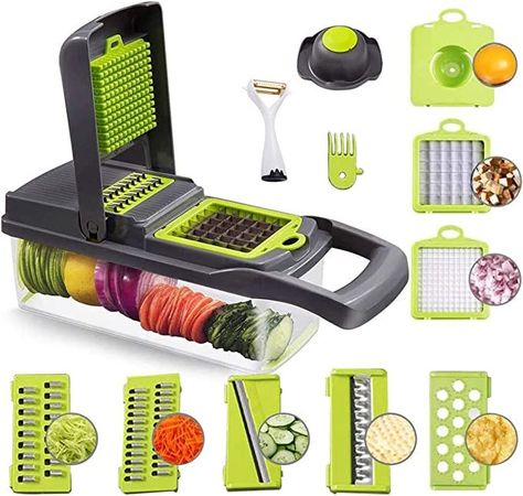 Vegetable Chop, Best Salads Ever, Slicer Dicer, Egg Separator, Potato Slicer, Onion Chopper, Food Slicer, Garlic Potatoes, Mandolin Slicer