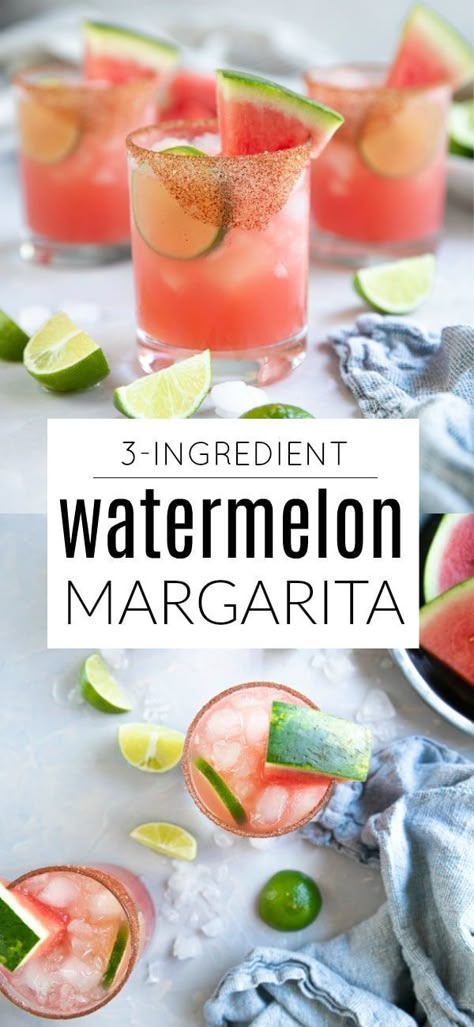 Watermelon margaritas Watermelon Margarita Recipe, Frozen Watermelon Margarita, Watermelon Margaritas, Frozen Watermelon, Watermelon Margarita, Drink Drank Drunk, Margarita Recipe, Drinks Alcohol, Margarita Recipes