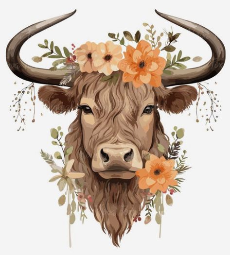 Rosé Png, Cowgirl Accessories, Highland Cattle, Classy Tattoos, Temporary Tattoo Designs, Peach Orange, Orange Flowers, Highland Cow, File Format