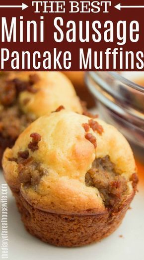 Sausage Pancake Muffins, Whole30 Recipes Breakfast, Menu Sarapan Sehat, Clean Breakfast, Pancake Muffins, Breakfast Bites, Breakfast Muffins, Breakfast Recipes Casserole, Breakfast Bake