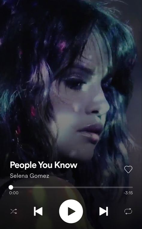 People You Know Selena Gomez Spotify, Spotify Screenshot, Pop Playlist, Music Poster Ideas, Music Wallpaper, Girl Wallpaper, Infp, Music Poster, Selena Gomez